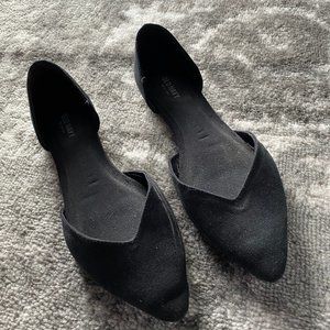 Suede Pointed-Toe dress flats